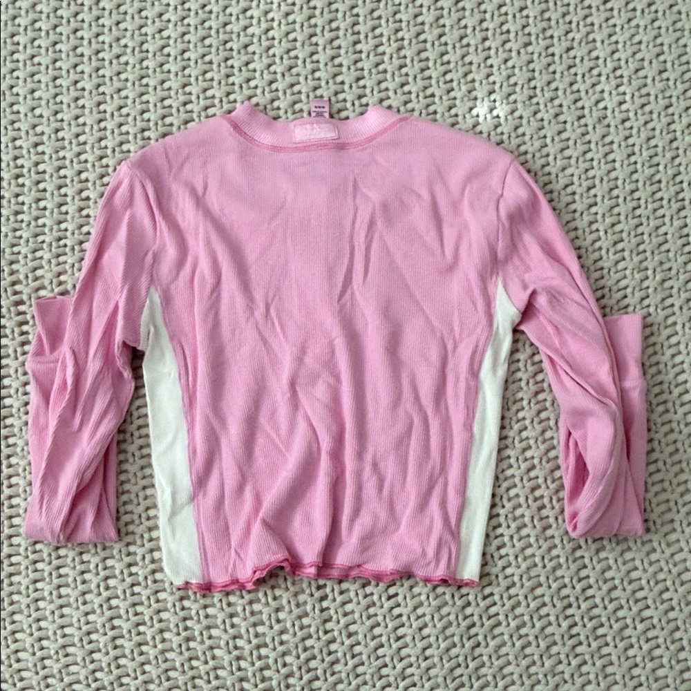 Skims Cotton Rib Henley - Picture 2 of 4